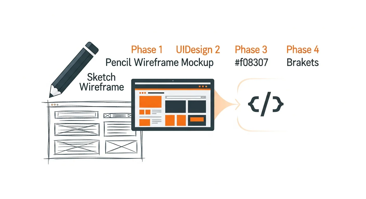 Website redesign process phases: from wireframe to launch